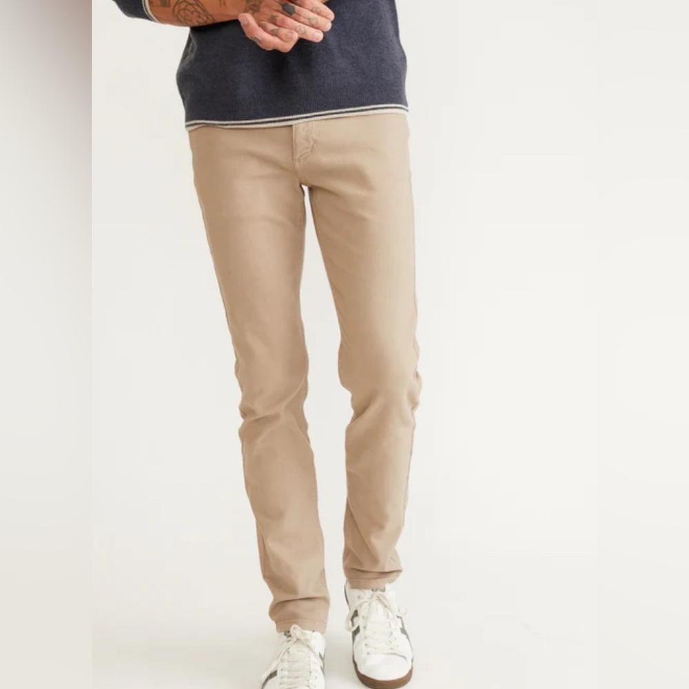 Marine Layer 5 pocket pant in khaki